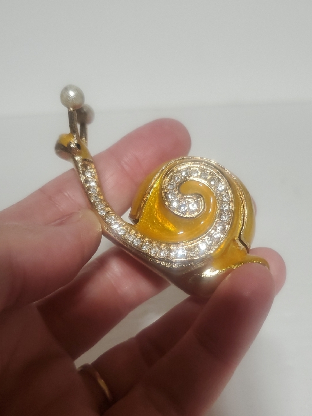 Gold Snail Trinket Box - Picture 3 of 8